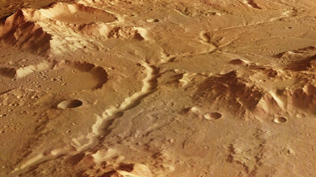 Русла рек на Марсе