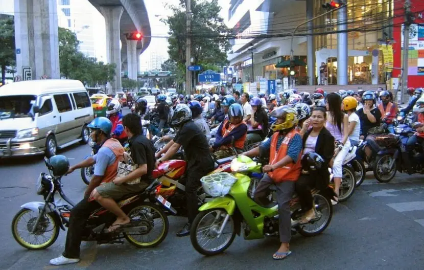 Основной вид транспорта в Таиланде